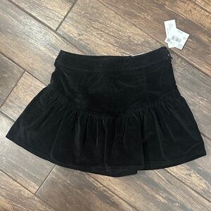 Elegant Black corduroy Skirt